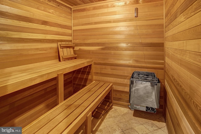 7024 Green Oak Dr, Mclean, VA 22101 - relaxing sauna / steam room featuring wooden walls