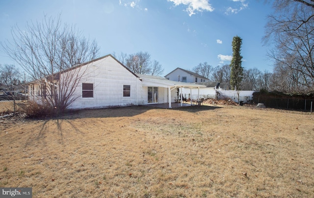 65 Pageant Ln, Willingboro, NJ 08046 - back of property featuring a patio