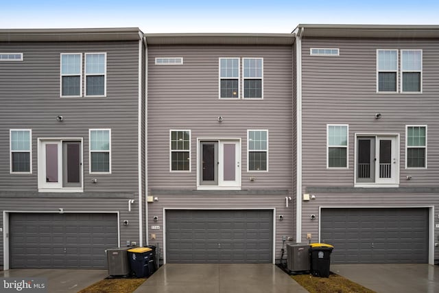 view of front of house featuring central AC