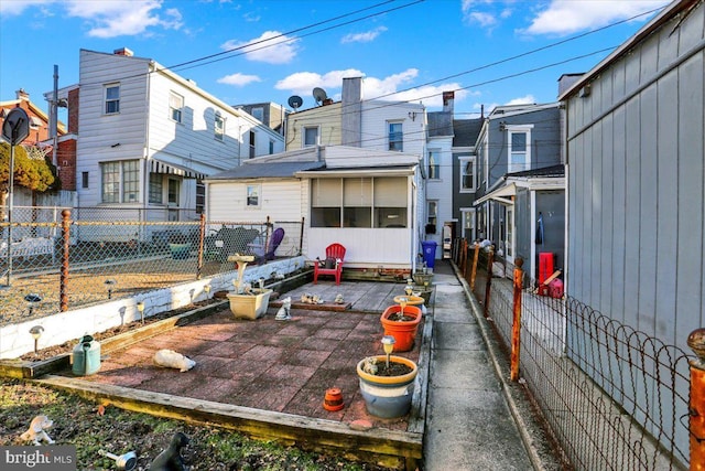 exterior space with a patio