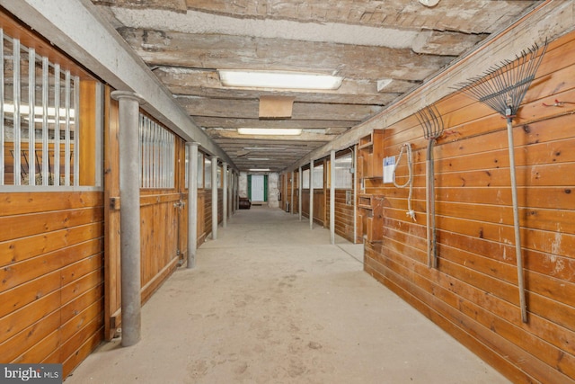 view of horse barn