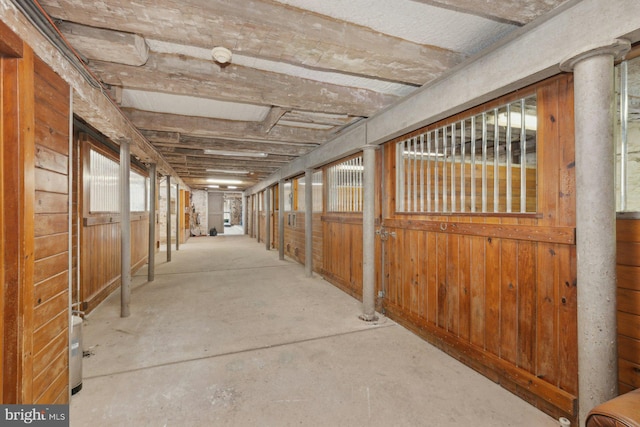 view of horse barn