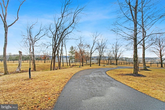 view of road