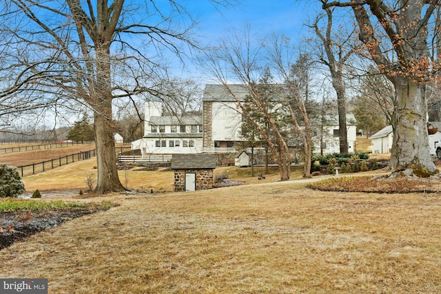 view of yard