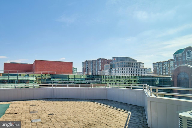 view of patio / terrace featuring a balcony