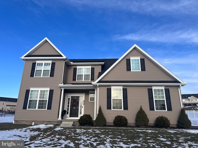 view of front of property