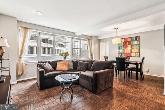 view of living room