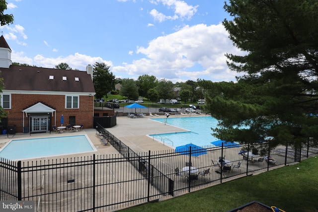 14901 Mckisson Ct Unit 7Ca, Silver Spring, MD 20906 - community pool featuring a patio area and french doors