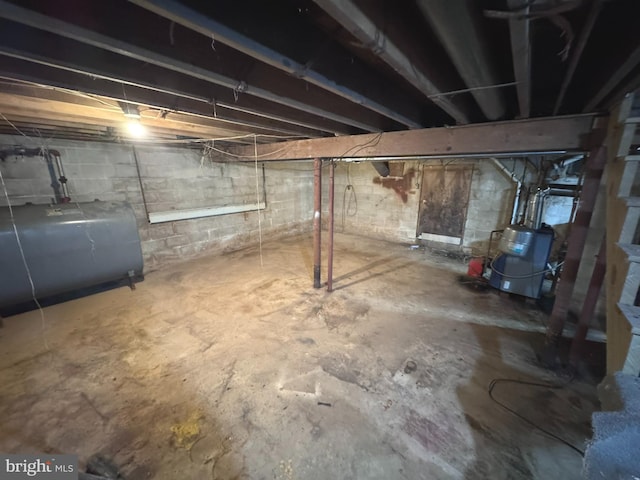 view of basement