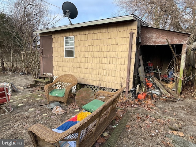 view of outbuilding