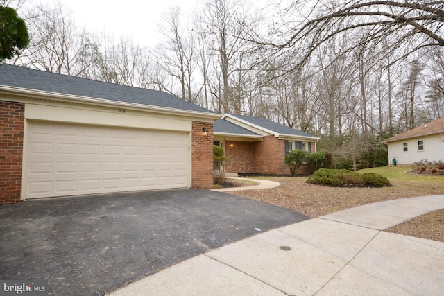 ranch-style house with a garage