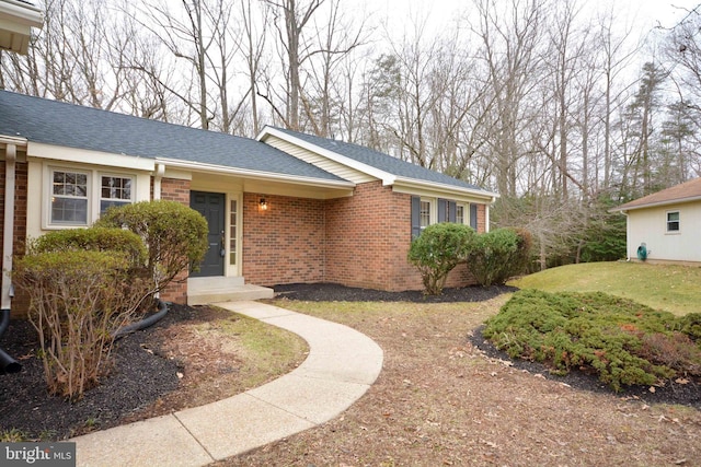 view of ranch-style home