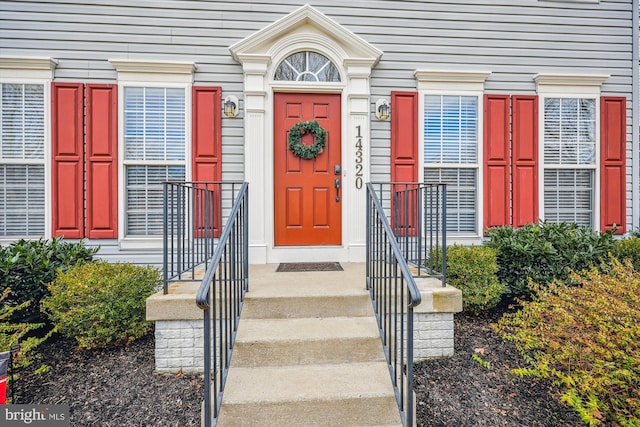 view of entrance to property