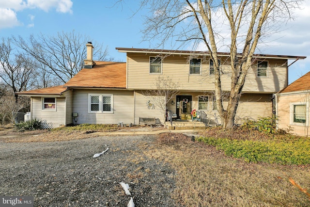 view of front of home