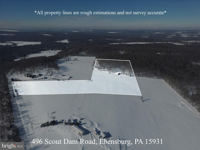 496 Scout Dam Rd, Ebensburg PA, 15931 land for sale