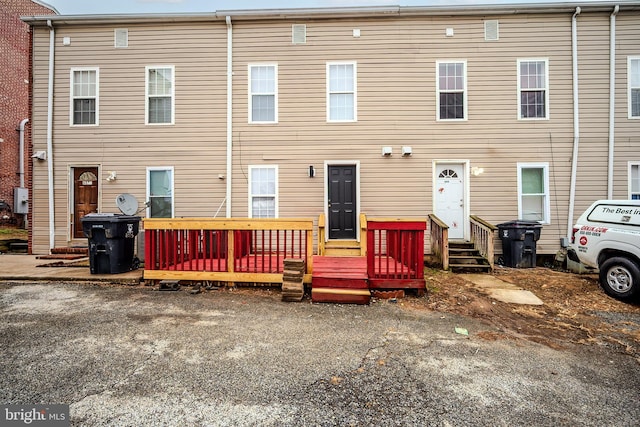 view of back of property