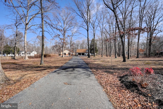 view of road