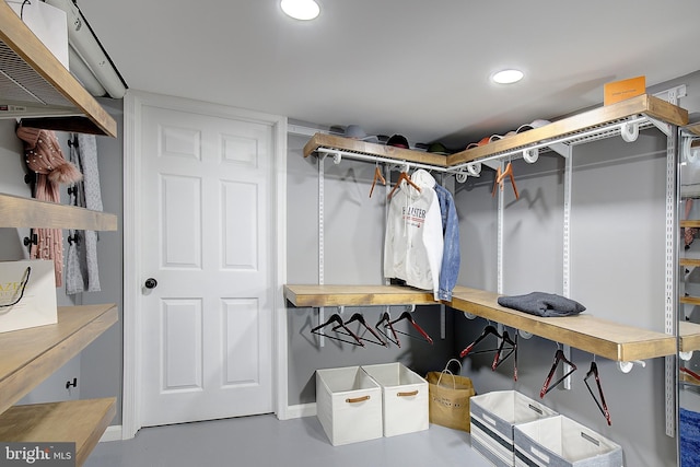 view of spacious closet