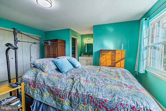 bedroom featuring ensuite bathroom