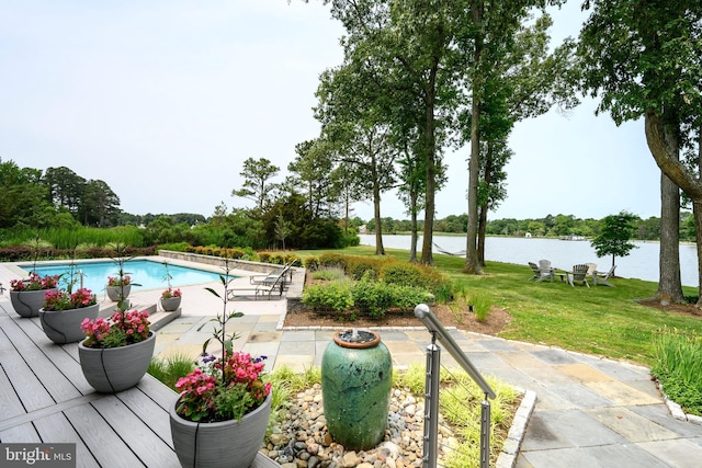 26372 Westerly Rd, Easton, MD 21601 - outdoor pool with a water view and a yard