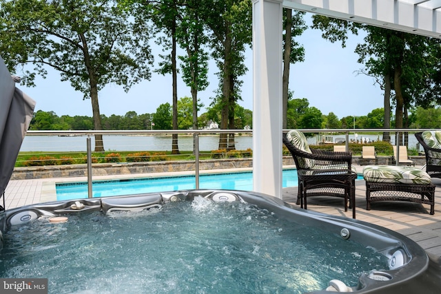 26372 Westerly Rd, Easton, MD 21601 - view of pool with a hot tub