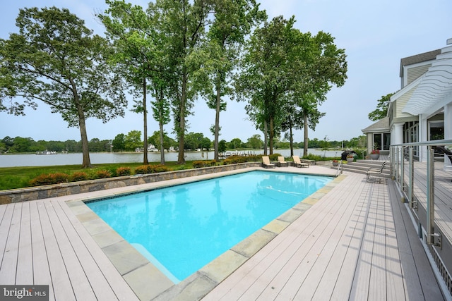 26372 Westerly Rd, Easton, MD 21601 - outdoor pool featuring a water view