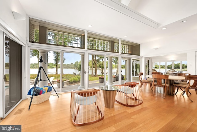 26372 Westerly Rd, Easton, MD 21601 - sunroom with a water view
