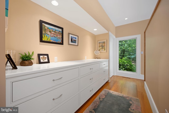 26372 Westerly Rd, Easton, MD 21601 - hall featuring light wood finished floors, baseboards, and recessed lighting