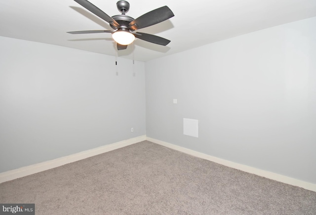 empty room featuring carpet floors