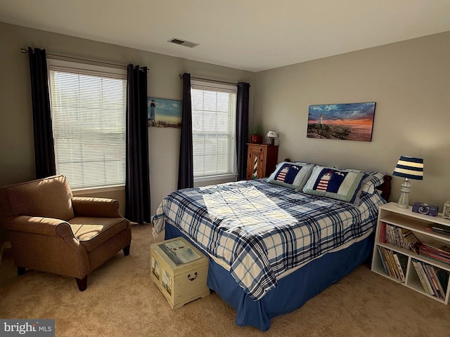 bedroom featuring carpet floors