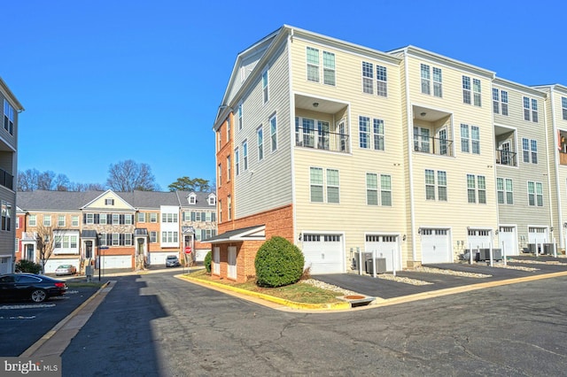 view of property with central AC