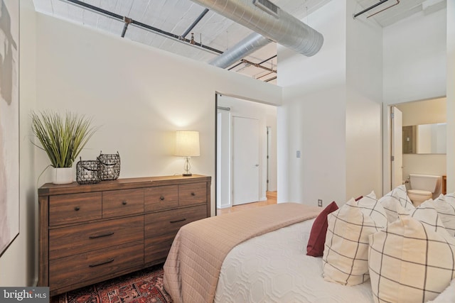 bedroom featuring ensuite bathroom