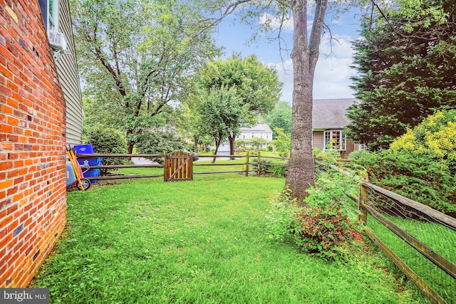 view of yard