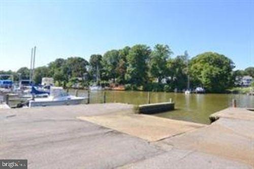 1165 Green Holly Ct, Annapolis, MD 21409 - view of street with a boat ramp and a water view