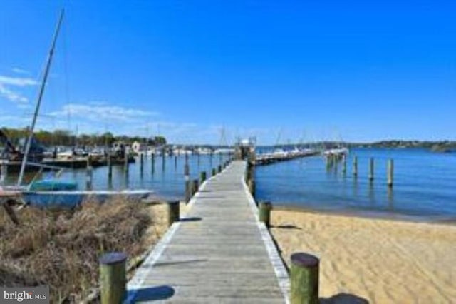 1165 Green Holly Ct, Annapolis, MD 21409 - dock featuring a water view