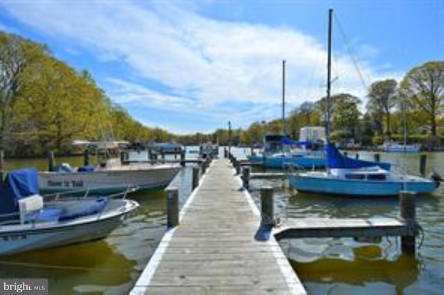 1165 Green Holly Ct, Annapolis, MD 21409 - dock with a water view