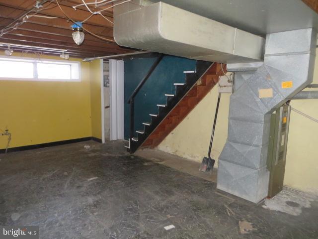 view of basement