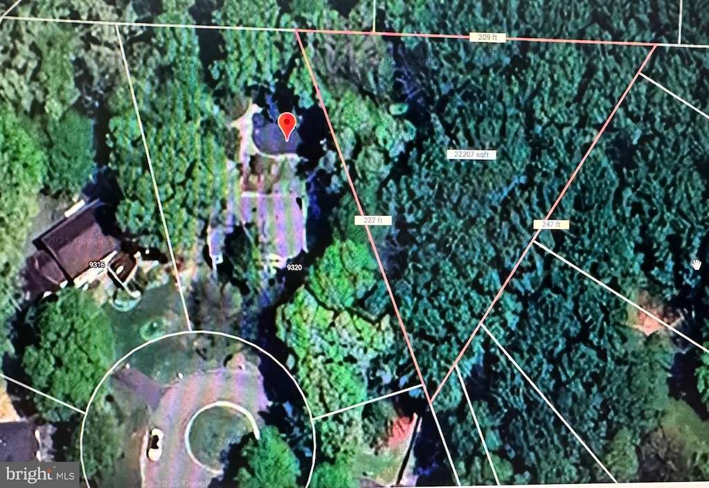 9313 Langford Ct, Potomac, MD 20854 - aerial overview of property's location