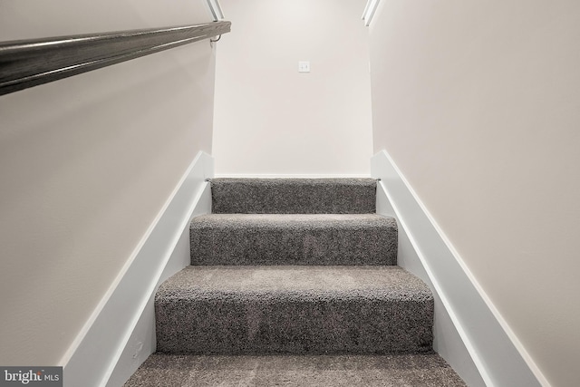 view of stairs