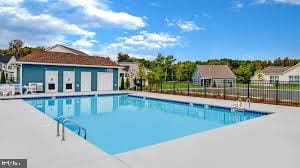 pool with fence