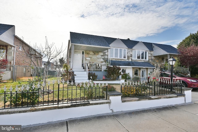 view of front of home