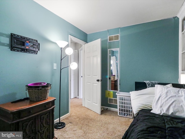 bedroom featuring carpet flooring