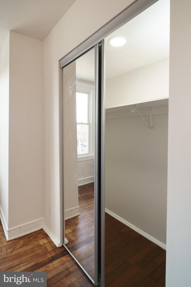 view of closet