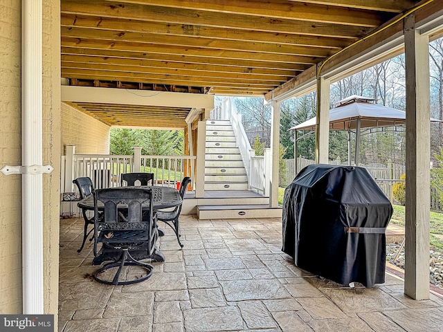 view of patio / terrace with grilling area