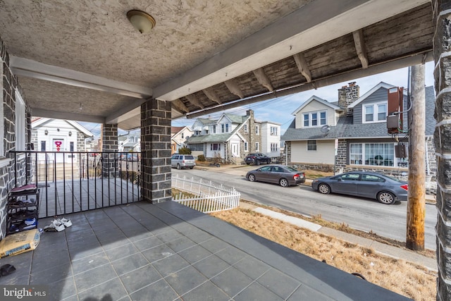 view of patio / terrace featuring covered porch