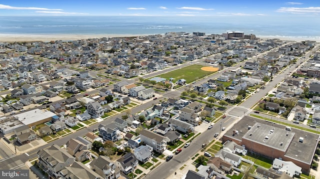 aerial view featuring a residential view