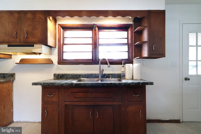 kitchen featuring sink