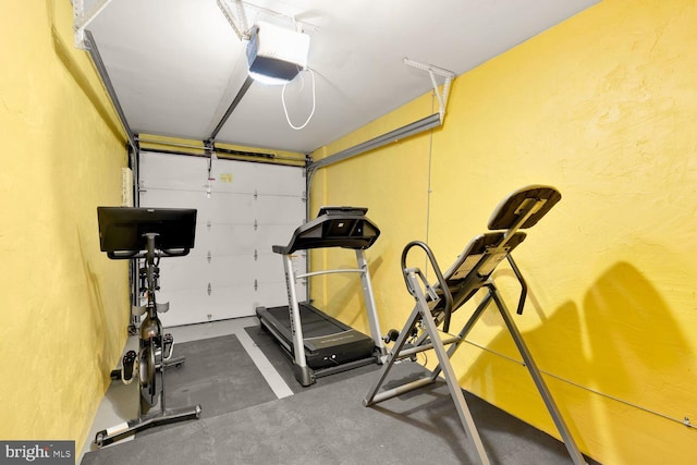 view of exercise room