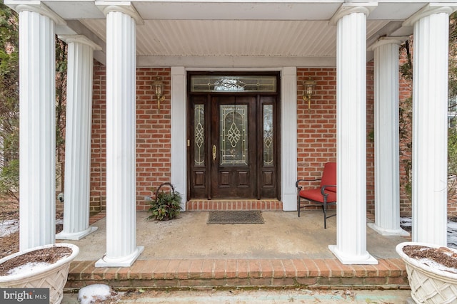 view of entrance to property