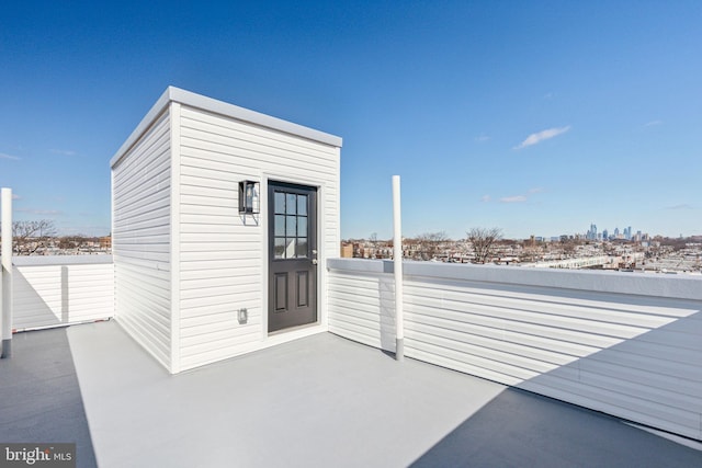 view of outbuilding